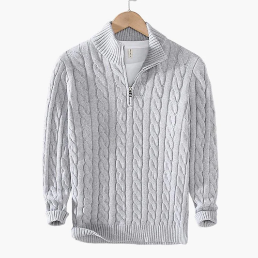 Men's Taormina cable knit jumper