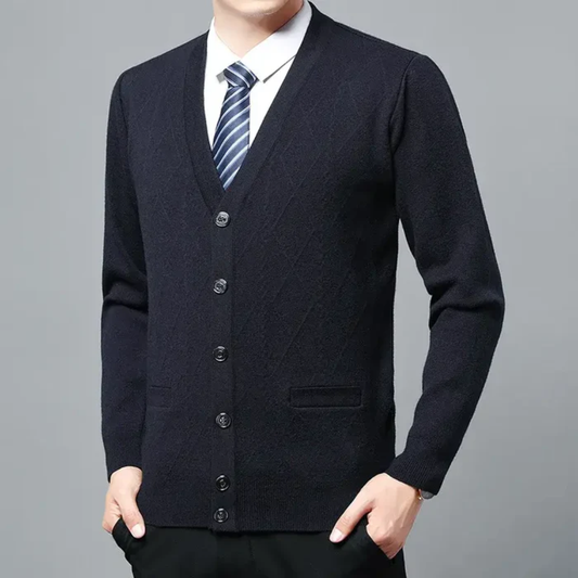 Men's smart executive cardigan