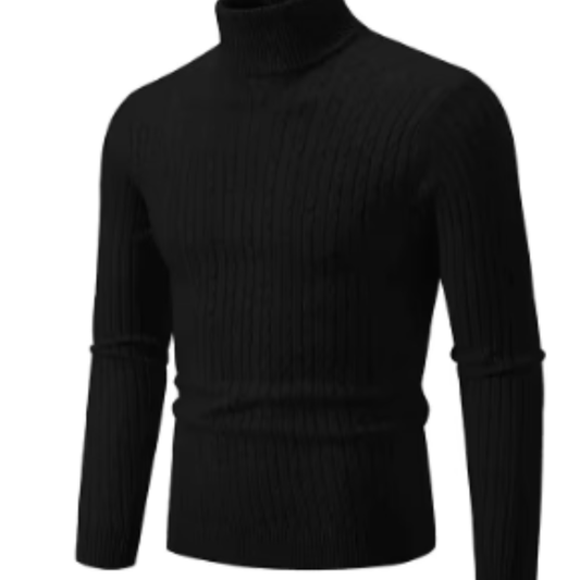 Men's thermal roll neck top