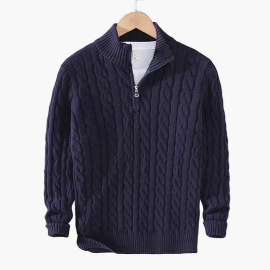 Men's Taormina cable knit jumper